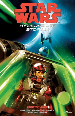 Paperback Star Wars: Hyperspace Stories—Codebreaker by Dark Horse Books, featuring cover art with Star Wars-themed imagery.