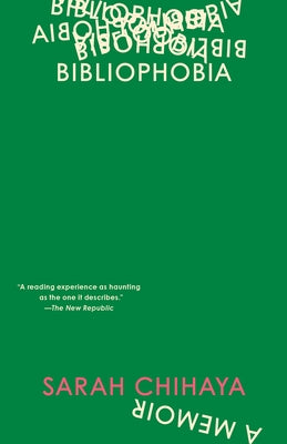 Paperback of Bibliophobia: A Memoir by Random House Trade, featuring the book cover with title and author details.