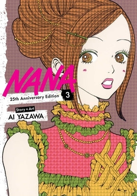 Nana 25th Anniversary Edition Vol. 3 paperback manga by Viz Media featuring colorful cover artwork and Japanese spine details.