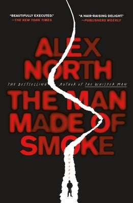 Paperback of The Man Made of Smoke by Celadon Books, showing the book cover with dark, smoky artwork and title text.