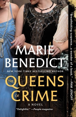 Paperback of The Queens of Crime by St. Martin's Griffin featuring vintage crime novel cover art and bold typography.