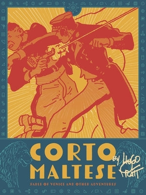 Paperback of Corto Maltese: Fable of Venice and Other Adventures by Fantagraphics Books, showing the book cover with artwork.