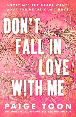 Paperback book titled "Don't Fall in Love with Me" by G.P. Putnam's Sons, featuring a colorful cover design.