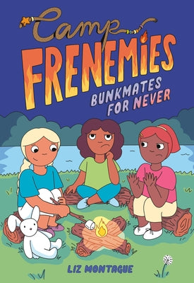 Paperback of "Camp Frenemies: Bunkmates for Never" by Random House Studio, featuring colorful cover art with camp-themed illustrations.