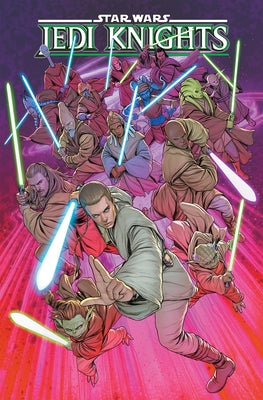 Paperback of Marvel Universe's Star Wars: Jedi Knights Vol. 2 - A Higher Path with cover art featuring Jedi and starships.