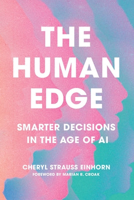 Paperback book titled "The Human Edge: Smarter Decisions in the Age of AI" by Cornell Publishing with a cover design.