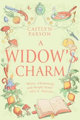 Paperback Widow's Charm book by Del Rey Books featuring a dark, mysterious cover with gothic artwork.