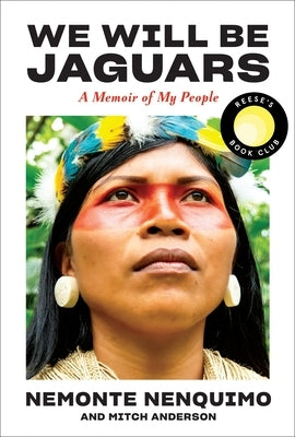 Paperback of "We Will Be Jaguars" memoir by Abrams Press, featuring a cover with bold title and jungle-inspired artwork.