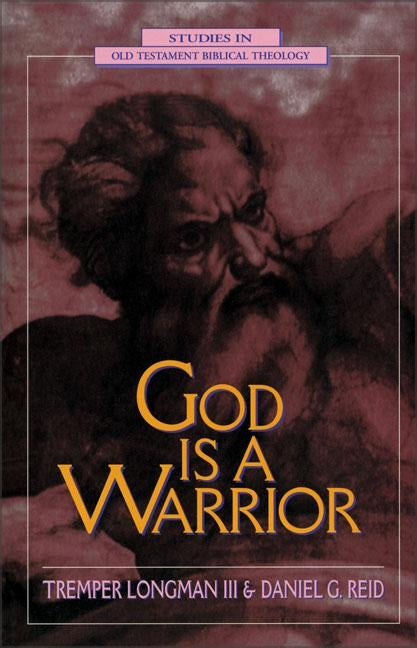 Paperback of "God Is a Warrior" by Zondervan Academic featuring the book cover with bold title text and spiritual imagery.