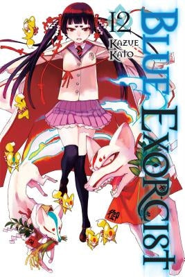Blue Exorcist Volume 12 paperback manga by Viz Media featuring cover art with characters from the series.