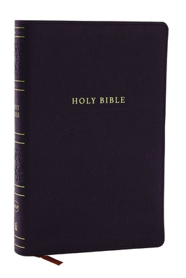 Thomas Nelson NKJV personal size large print Bible in black Leathersoft, with red letter text and 43,000 cross references.