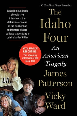 Paperback copy of "The Idaho Four: An American Tragedy" by Little Brown and Company, showing the book cover with title and author.