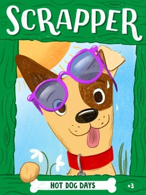 Paperback copy of "Hot Dog Days" by Little Simon featuring colorful illustrated cover with playful hot dog characters.