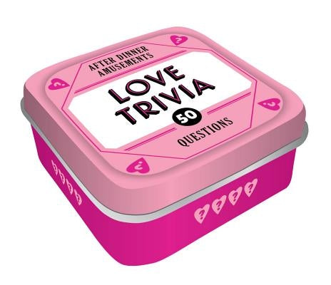 Paperback Love Trivia game from Chronicle Books featuring 50 fun questions for after dinner amusement.