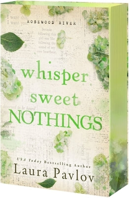 Paperback of Whisper Sweet Nothings by Entangled Amara featuring romantic cover art with soft pastel colors and floral accents.