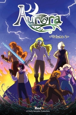 Paperback of Aurora: Volume 2 by Andrews McMeel Publishing, featuring colorful cover art and illustrations.