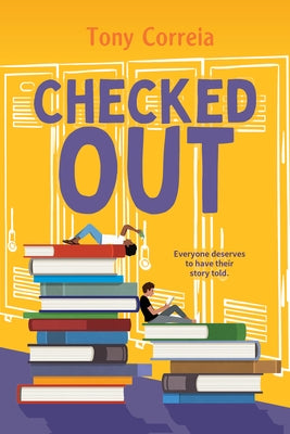 Checked Out paperback book by Orca Book Publishers featuring a colorful checked pattern cover.