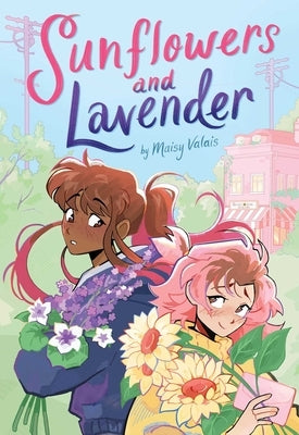 Paperback of "Sunflowers and Lavender" graphic novel by Yellow Jacket featuring vibrant sunflower and lavender illustrations on the cover.