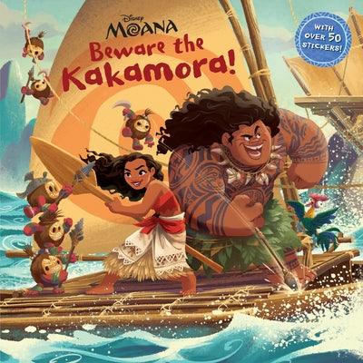 Paperback Disney Moana Beware the Kakamora! book by Random House Disney featuring Kakamora characters from the movie.