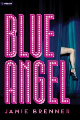 Paperback copy of "Blue Angel: An Erotic Romance" by Podium Publishing, featuring the book cover with blue angel artwork.
