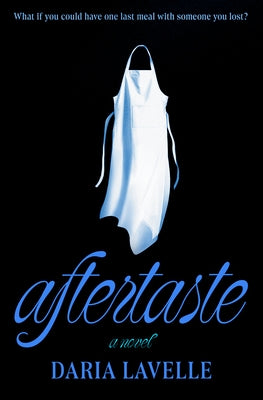 Paperback of Aftertaste novel by Simon & Schuster featuring a cover with abstract art and bold typography.
