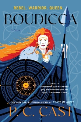 Paperback of Boudicca by William Morrow & Company featuring the book cover with historical imagery and title on the front.