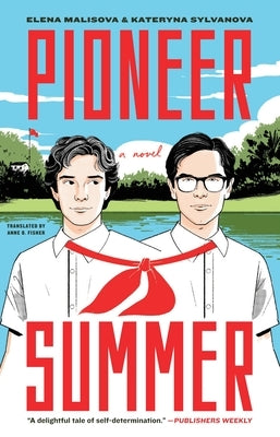 Paperback copy of Pioneer Summer by Harry N. Abrams, featuring cover art and a glimpse of the book's design.
