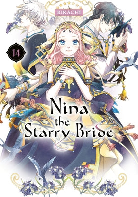 Paperback of Nina the Starry Bride 14 by Kodansha Comics, featuring colorful cover art with a starry night theme.