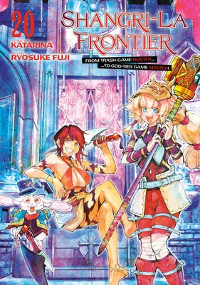 Paperback of Shangri-La Frontier 20 manga by Kodansha Comics, featuring colorful cover art with characters in action.