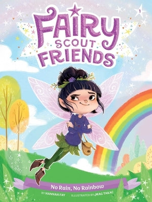 Paperback of "No Rain, No Rainbow" by Little Simon featuring colorful illustrated cover with rainbows and clouds.
