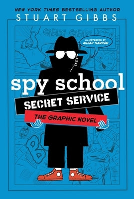 Paperback of Spy School Secret Service graphic novel by Simon & Schuster Books for Young Readers, featuring colorful cover art.