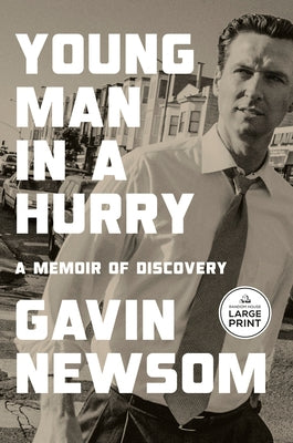 Paperback of "Young Man in a Hurry: A Memoir of Discovery" by Random House Large Print Publishing, showing the book cover.