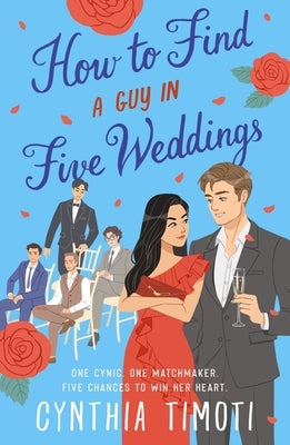 Bramble paperback book titled "How to Find a Guy in Five Weddings" with a colorful cover design.