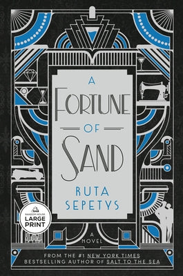 Paperback edition of "A Fortune of Sand" by Random House Large Print Publishing, showing the book cover with title and author.