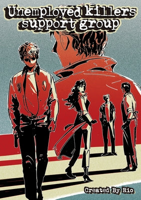 Paperback of Unemployed Killers Support Group manga by Titan Manga, featuring cover art with characters from the series.