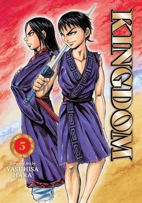 Paperback of Kingdom, Vol. 5 manga by Viz Media featuring cover art with Japanese warrior characters.