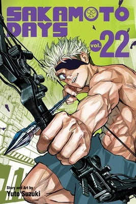 Paperback of Sakamoto Days, Vol. 22 manga by Viz Media featuring colorful cover art with characters from the series.