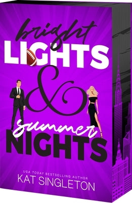 Cover of the paperback novel Bright Lights and Summer Nights by Entangled: Amara, featuring a vibrant summer scene.