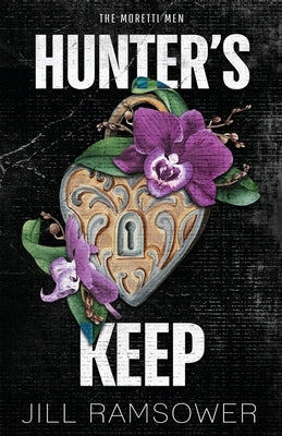 Paperback of Hunter's Keep Mafia Bodyguard romance novel by Jill Ramsower, showing the book cover with dark and mysterious design elements.