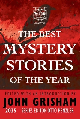 Paperback of The Mysterious Bookshop Presents the Best Mystery Stories of 2025 by Mysterious Press, featuring a dark, intriguing cover design.