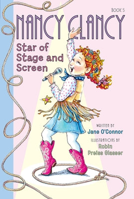 Paperback of Fancy Nancy: Nancy Clancy, Star of Stage and Screen by HarperCollins featuring colorful illustrated cover art.