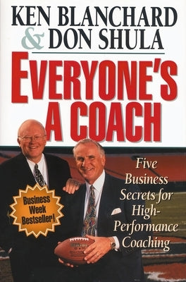Paperback of "Everyone's a Coach" by Zondervan, featuring a cover with bold typography and coaching-themed design.
