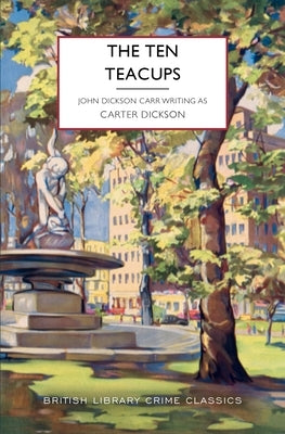 Paperback of The Ten Teacups book by Poisoned Pen Press, featuring the cover with intricate artwork and title text.
