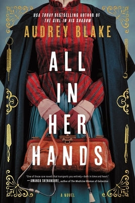 Paperback of "All in Her Hands" by Sourcebooks Landmark, featuring the book cover with title and author details.