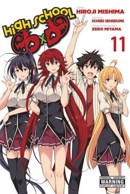 Paperback of High School DXD, Vol. 11 by Yen Press featuring the cover art with characters from the series.