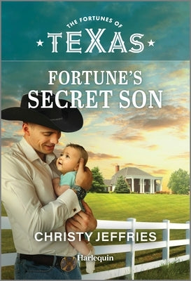 Mass market paperback of Fortune's Secret Son by Harlequin Fortunes of Texas, featuring a romantic cover with a scenic background.