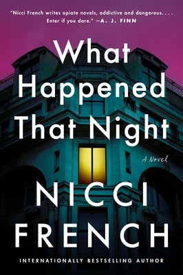 Paperback of "What Happened That Night" by William Morrow & Company, featuring the book cover with title and author details.