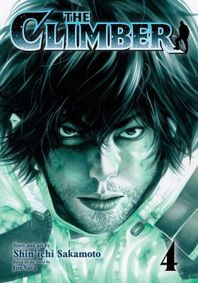 Paperback of The Climber, Vol. 4 manga by Viz Media featuring cover art with mountain climber illustration.