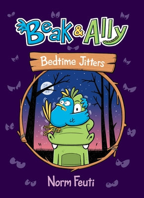 Paperback of Beak & Ally #2: Bedtime Jitters graphic novel by Harperalley, showing colorful cover with characters and title.