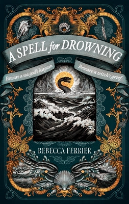 Paperback copy of "A Spell for Drowning" by Alcove Press, showing the book cover with dark and mysterious imagery.